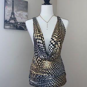 Metallic dress